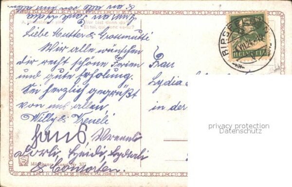 Verlag Muenchner Kunst Nr. 377 A. Untersberger Wer bist denn du Ki – Bild 2