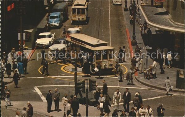 Strassenbahn Powell and Market Streets San Francisco