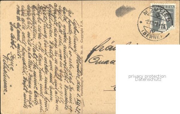 Kaulbach Hermann Hasenfüsse Nr. 40 Kind Puppe Hase Pfann – Bild 2