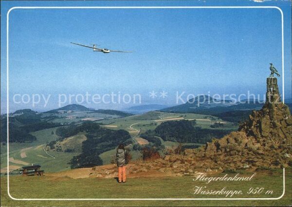 Segelflug Gliding Vol-Voile Vuolo-a-Vela Fliegerdenkmal Wasserkuppe Rhön