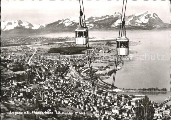 Seilbahn Pfänder Bregenz am Bodensee Foto-Risch-