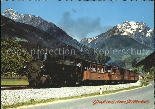 Lokomotive Zillertalbahn Grünberg Tirol