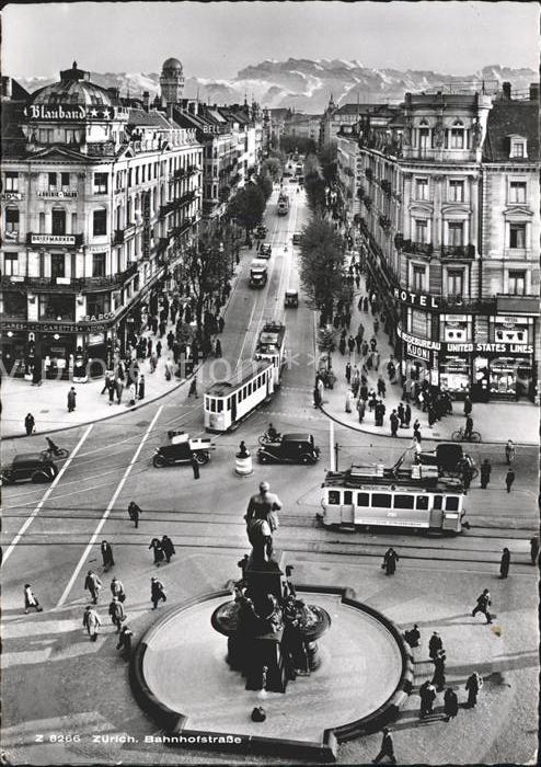 Strassenbahn Zürich Bahnhofstrasse