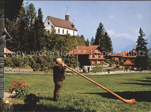 Alphorn Alphornbläser Flüeli-Ranft