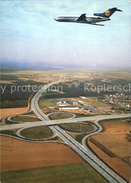 Lufthansa Flughafen Köln-Bonn Autobahnkreuz