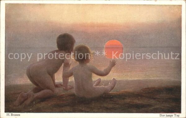 Verlag Primus Nr. 5142 H. Brasen Der junge Tag Kinder Str