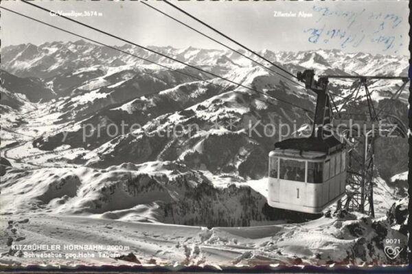 Seilbahn Kitzbüheler Hornbahn Hohe Tauern