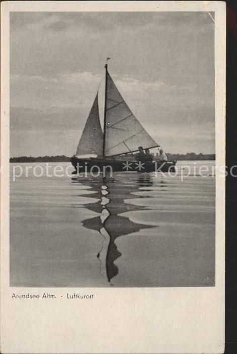 Segelboote Arendsee