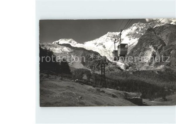 Seilbahn Saas-Fee-Spielboden Alphubel Täschhorn