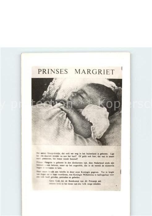 Adel Niederlande Prinzessin Margriet Geburt