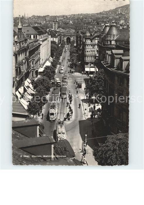Strassenbahn Zürich Bahnhofstrasse