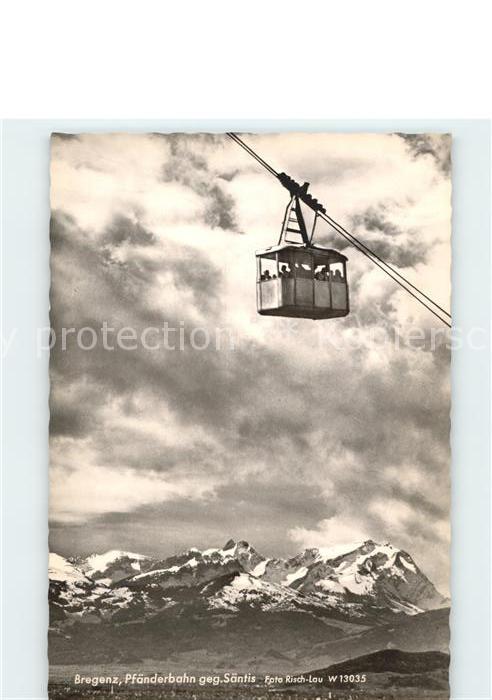 Seilbahn Pfänder Bregenz Säntis