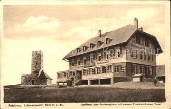 Feldberg Schwarzwald Feldbergturm Gasthaus Friedrich Luisen
