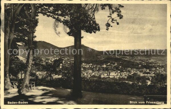 Baden-Baden Blick vom Friesenberg