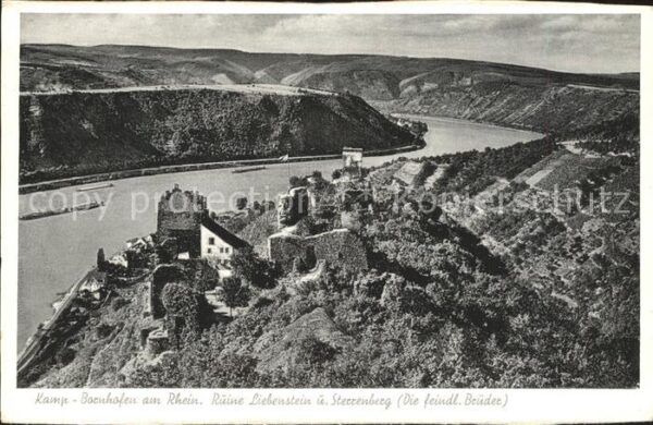 Kamp-Bornhofen mit Burg Liebenstein und Sterrenberg