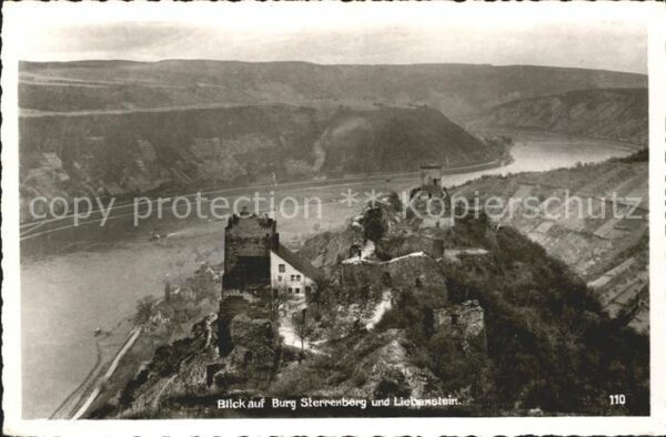 Kamp-Bornhofen mit Burg Liebenstein und Sterrenberg Au
