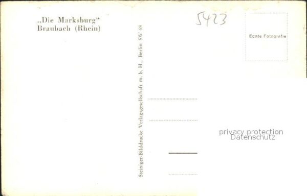 Braubach Rhein Die Markburg – Bild 2