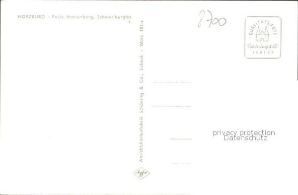 Wuerzburg Feste Marienberg Scherenbergtor – Bild 2