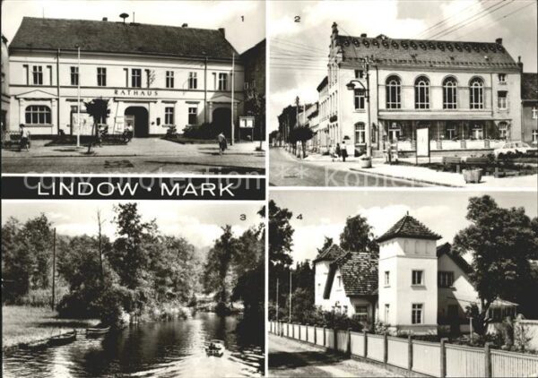 Lindow Mark Rathaus Kulturhaus Am Kanal Kinderkurhe