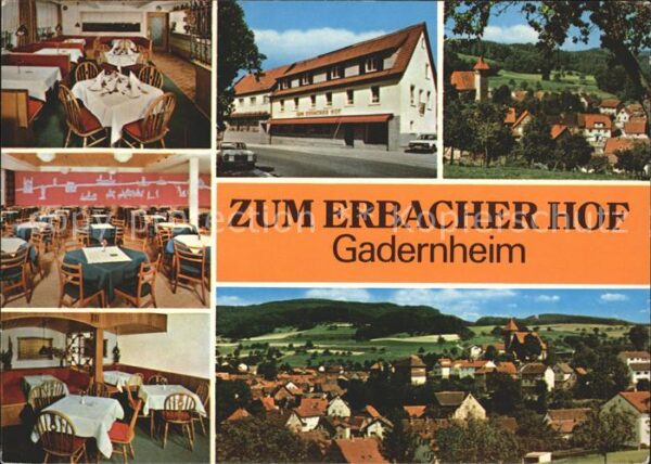 Gadernheim Pension Zum Erbacher Hof Gasträume Orts