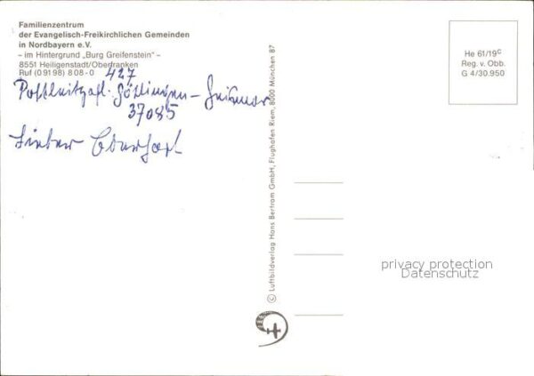 Heiligenstadt Oberfranken Familienzentrum der Ev Freikirchlichen – Bild 2
