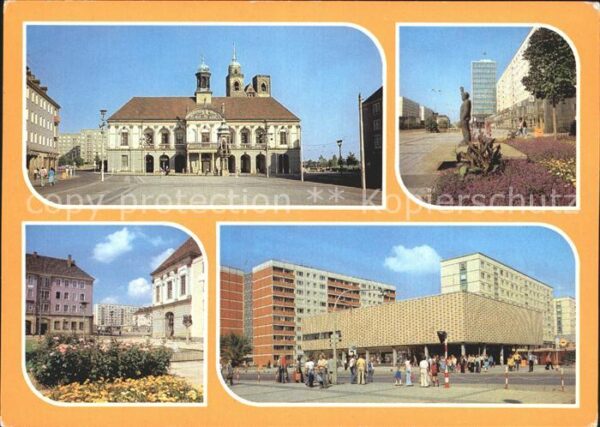 Magdeburg Rathaus Karl Marx Str Haus der Lehrer H