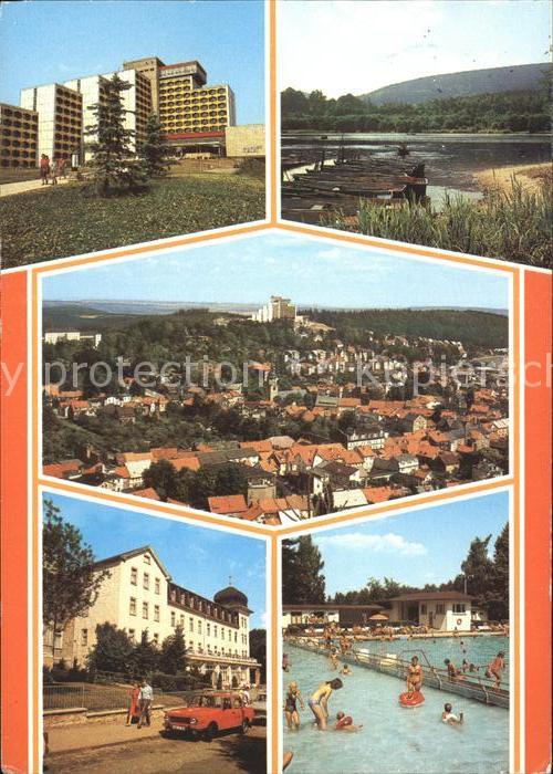 Friedrichroda FDGB Erholungshaus Hermann Danz Panoram