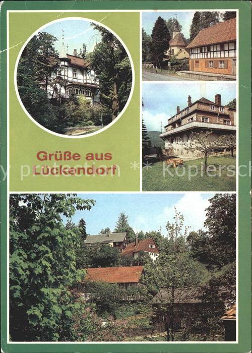Lueckendorf Kulturhaus Franz Hackel Dorfkirche FDGB