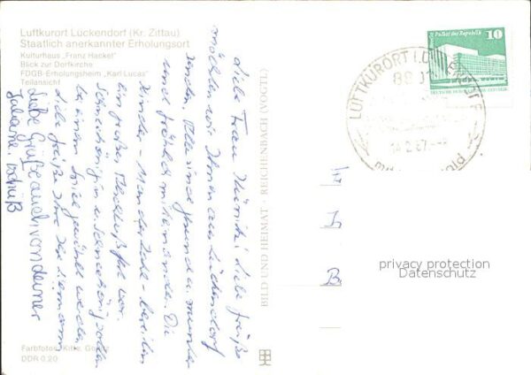 Lueckendorf Kulturhaus Franz Hackel Dorfkirche FDGB – Bild 2