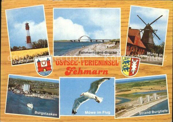 Fehmarnsund Leuchtturm Brücke Mühle Lemkenhafen Bur
