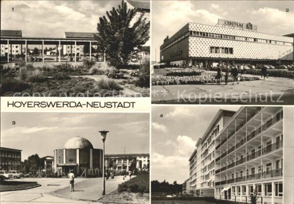 Hoyerswerda Teilansicht Centrum Warenhaus Planetari