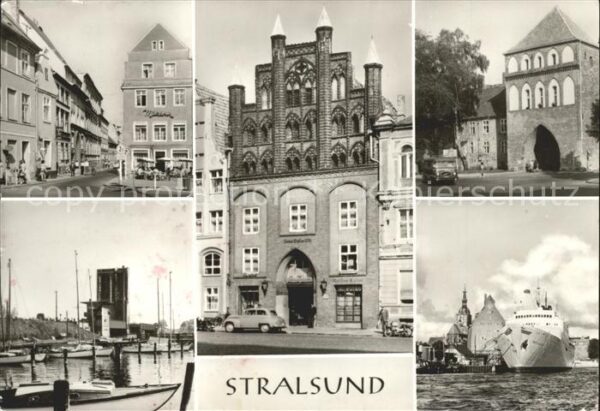 Stralsund Mecklenburg Vorpommern Leninplatz Knieper Tor Alter Markt Rüge
