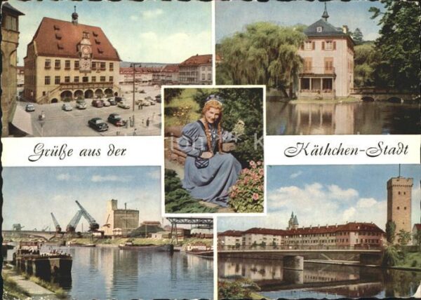 Heilbronn Neckar Rathaus Treppenseeschösschen Käthchen v