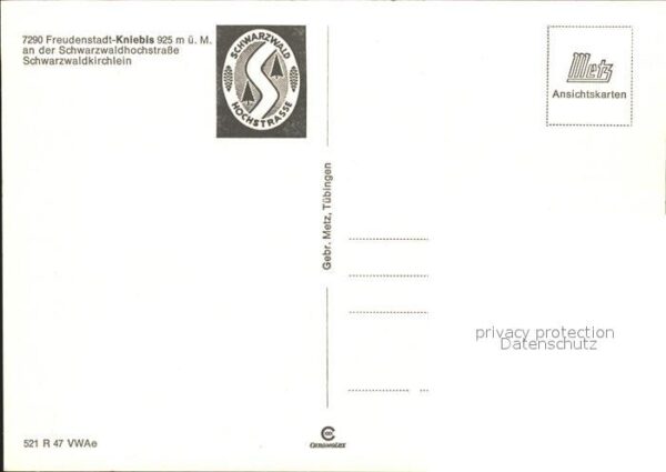 Kniebis Freudenstadt Schwarzwaldkirchlein – Bild 2