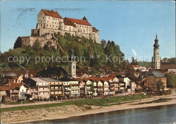 Burghausen Salzach Ortsansicht Burg