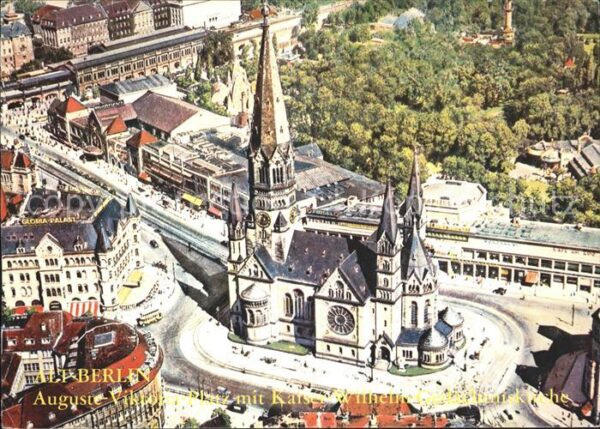 Berlin Auguste Viktoria Platz mit Kaser Wilhel