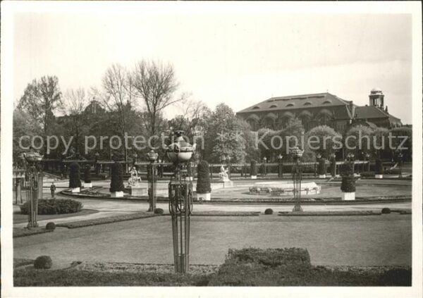 Mannheim Friedrichsplatz mit Rosengarten