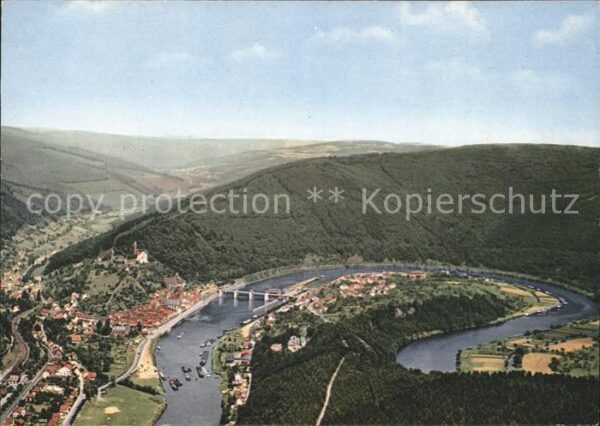 Hirschhorn Neckar Fliegeraufnahme