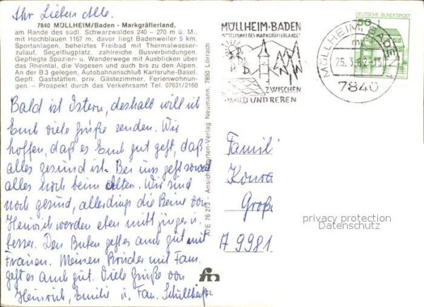 Muellheim Baden Markgräflerland Fliegeraufnahme – Bild 2