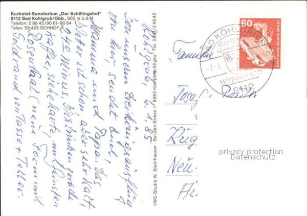 Bad Kohlgrub Kurhotel Sanatorium Der Schillingshof – Bild 2
