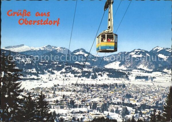 Oberstdorf mit Hoher Ifen Gottesackerwände und Neb