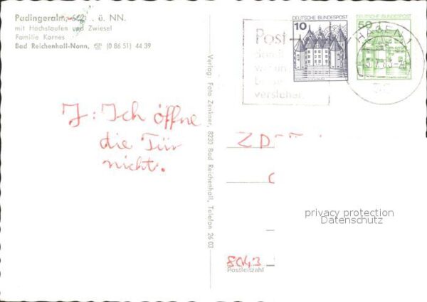Nonn Oberbayern Padingeralm mit Hochstaufen und Zwiesel – Bild 2