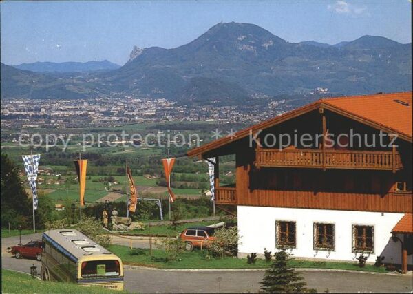 Piding Sporthotel Neubichler Alm mit Blick auf