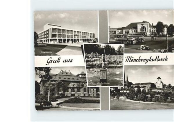 Moenchengladbach Stadttheater Hauptbahnhof Kaiser Friedr
