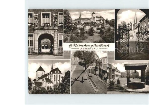 Moenchengladbach Abteiberg Torbogen Eingang Kloster Brun