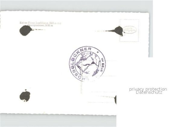 Grossglockner Kaiser Franz Josef Haus Fliegeraufnahme – Bild 2
