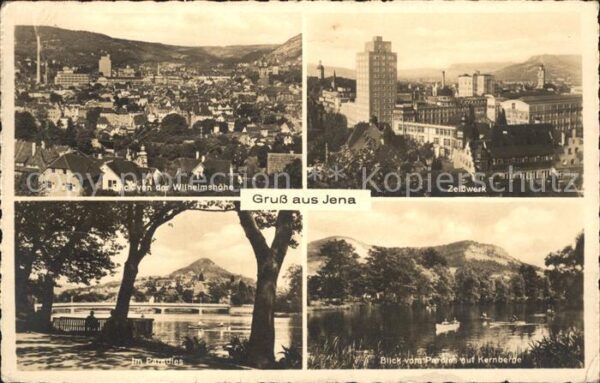 Jena Stadtblick Zeisswerk Im Paradies Kernbe