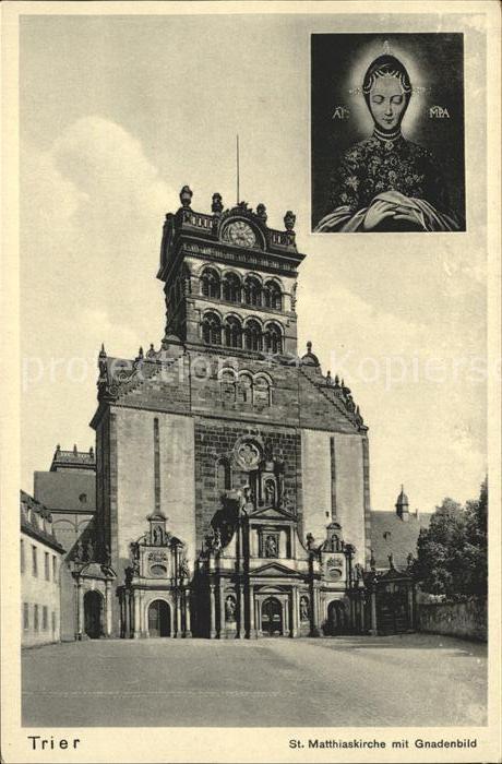 Trier St Matthiaskirche mit Gnadenbild