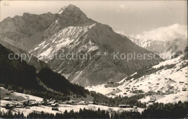Riezlern Kleinwalsertal Vorarlberg mit Hirschegg Mittelberg und Widderstei