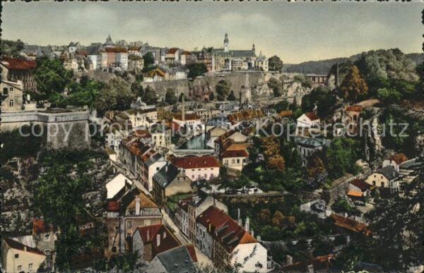 LUXEMBOURG  Luxemburg Faubourg du Grund et Ville Haute